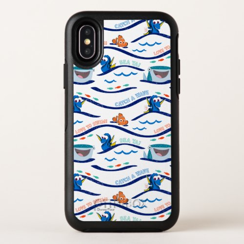Finding Dory Wave Pattern OtterBox Symmetry iPhone X Case