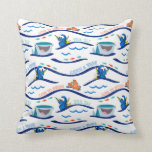 Finding Dory Wave Pattern Throw Pillow