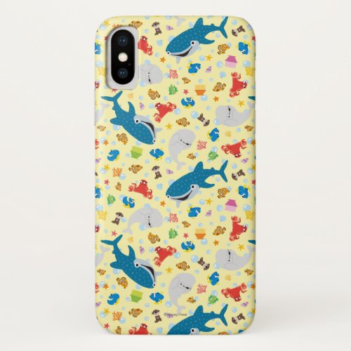 Finding Dory Yellow Pattern iPhone X Case