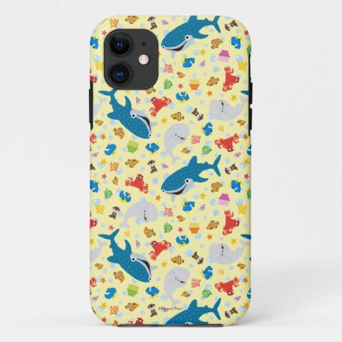 Finding Dory Yellow Pattern iPhone 11 Case