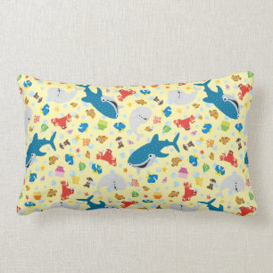 Finding Dory Yellow Pattern Lumbar Pillow