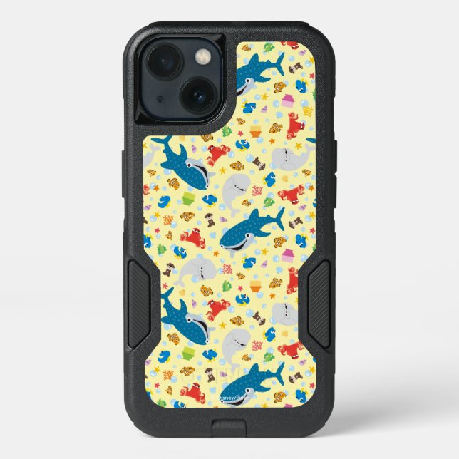 Finding Dory Yellow Pattern Otterbox iPhone Case (Back)