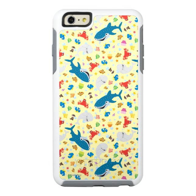 Finding Dory Yellow Pattern Otterbox iPhone Case (Back)