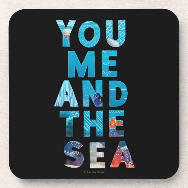 Finding Dory | You Me & the Sea Beverage Coaster (Front)
