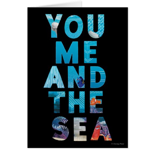 Finding Dory | You Me & the Sea Cards (Front)