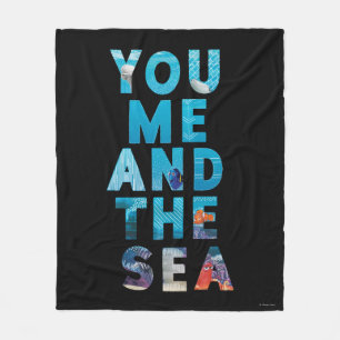 Finding Dory You Me & the Sea Fleece Blanket