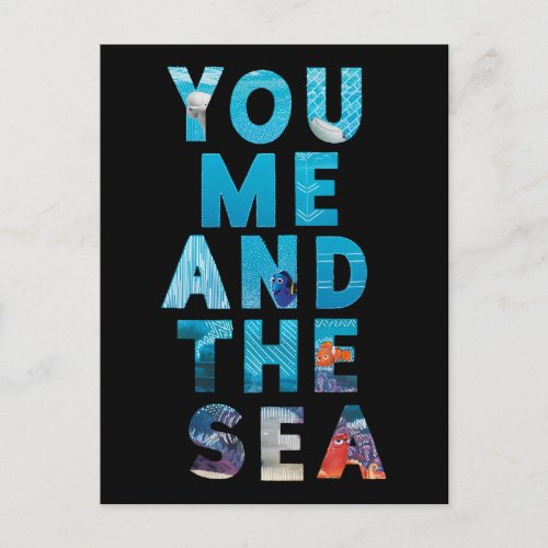 Finding Dory  You Me  the Sea Postcard