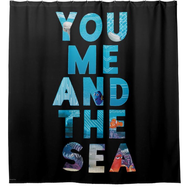 Finding Dory | You Me & the Sea Shower Curtain (Front)