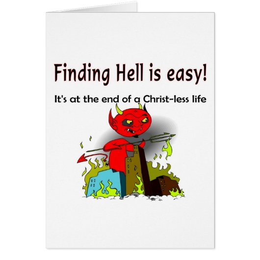 Finding Hell is easy Cards (Front)