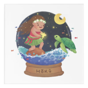 Finding Hoku: the Star Illustration Acrylic Print