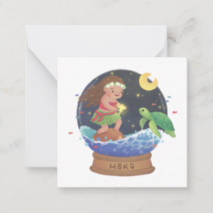 Finding Hoku: the Star Illustration Note Card