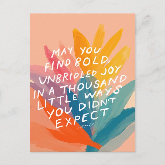 Finding Joy - Encouraging Postcard (Front)