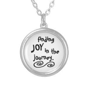 finding joy in the journey necklace