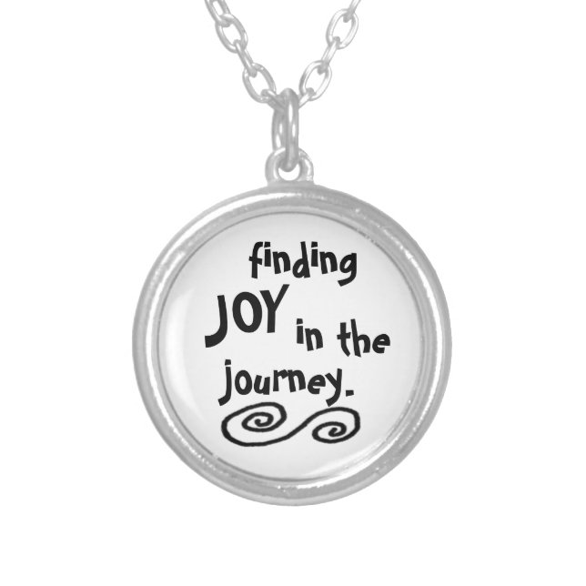 finding joy in the journey necklace (Front)