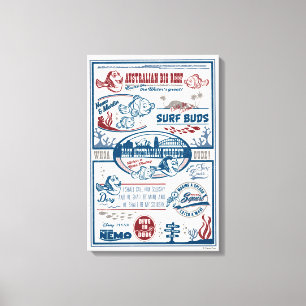 Finding Nemo Australian Big Reef Canvas Print