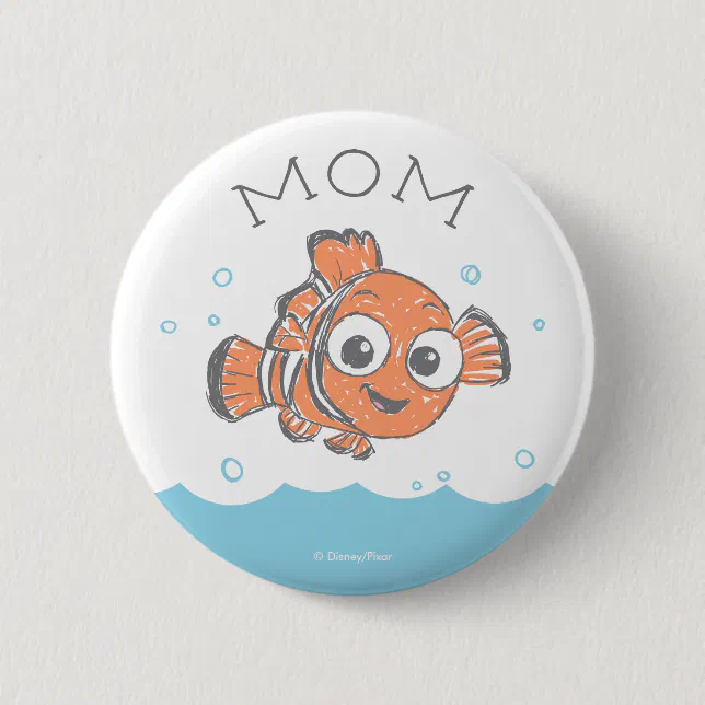 Finding Nemo Birthday Button | Zazzle