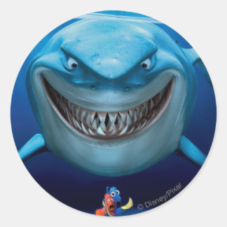 Finding Nemo | Bruce Grinning Classic Round Sticker