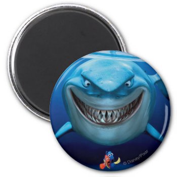 Finding Nemo | Bruce Grinning Magnet by FindingDory at Zazzle