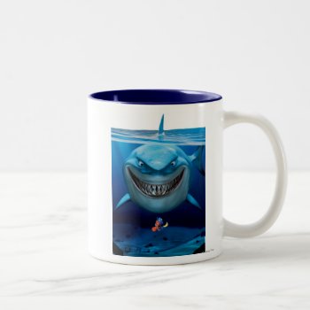 Finding Nemo | Bruce Grinning Two-tone Coffee Mug by FindingDory at Zazzle