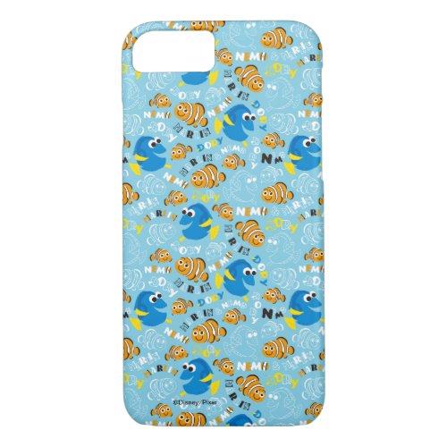 Finding Nemo  Dory and Nemo Pattern iPhone 87 Case