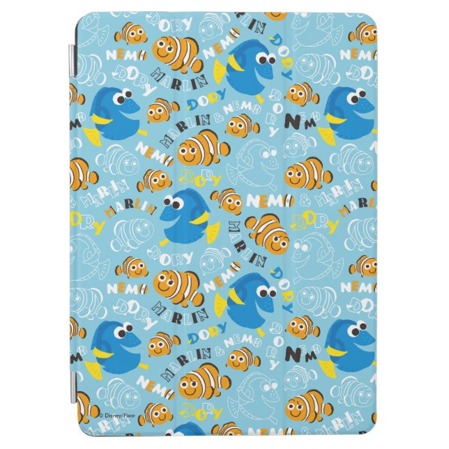 Finding Nemo | Dory and Nemo Pattern iPad Air Cover (Front)