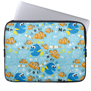 Finding Nemo Dory and Nemo Pattern Laptop Sleeve