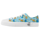 Finding Nemo | Dory and Nemo Pattern Low-Top Sneakers (Left Shoe Outside)