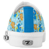 Finding Nemo | Dory and Nemo Pattern Low-Top Sneakers (Left Shoe Back)