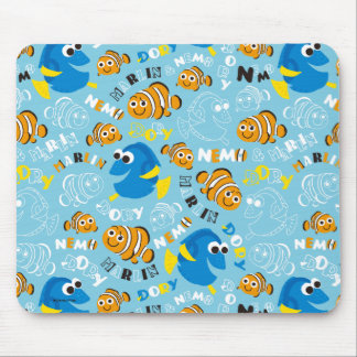 Finding Nemo | Dory and Nemo Pattern Mouse Pad
