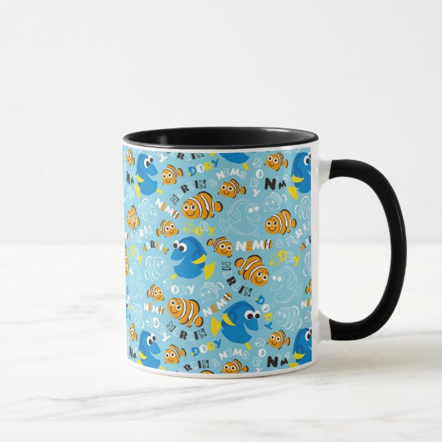 Finding Nemo | Dory and Nemo Pattern Mug (Right)
