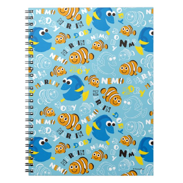 Finding Nemo | Dory and Nemo Pattern Notebook (Front)