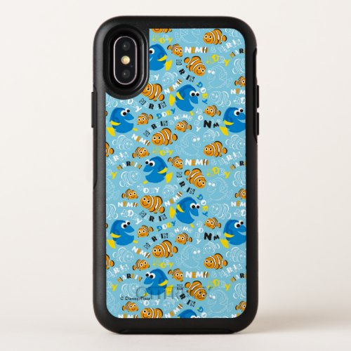 Finding Nemo  Dory and Nemo Pattern OtterBox Symmetry iPhone X Case