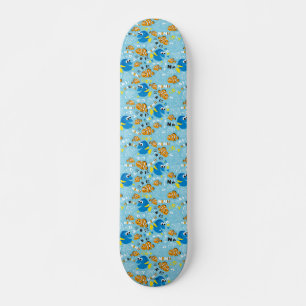 Finding Nemo Dory and Nemo Pattern Skateboard