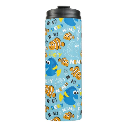 Finding Nemo  Dory and Nemo Pattern Thermal Tumbler