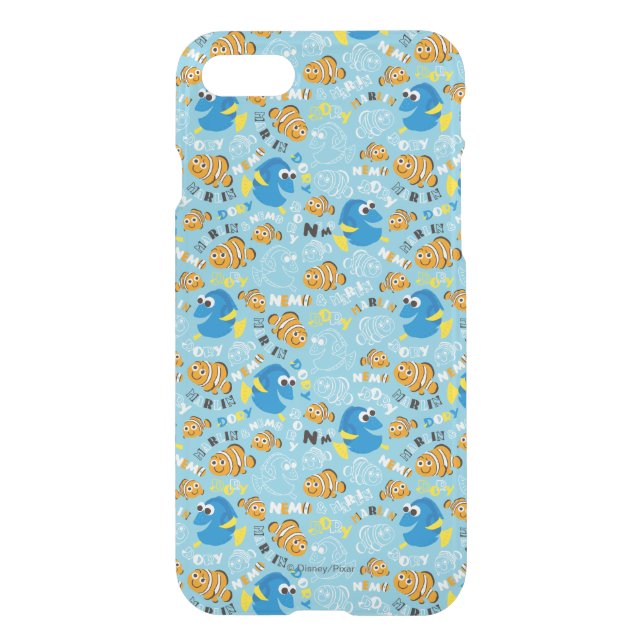 Finding Nemo | Dory and Nemo Pattern Uncommon iPhone Case (Back)