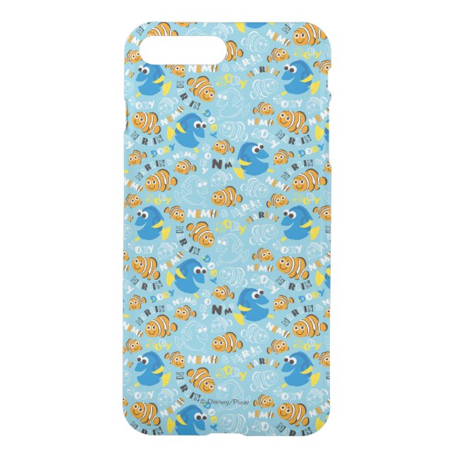 Finding Nemo | Dory and Nemo Pattern Uncommon iPhone Case (Back)