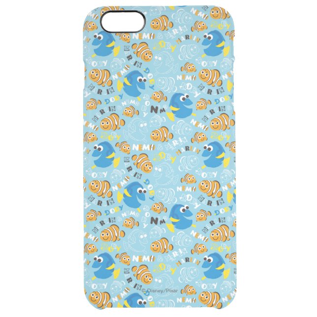 Finding Nemo | Dory and Nemo Pattern Uncommon iPhone Case (Back)
