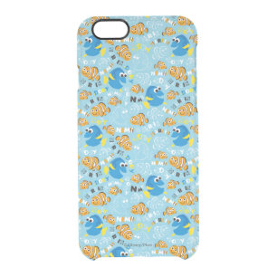 Finding Nemo   Dory and Nemo Pattern Clear iPhone 6/6S Case