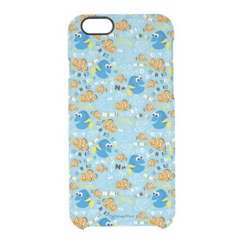 Finding Nemo  Dory and Nemo Pattern Clear iPhone 66S Case