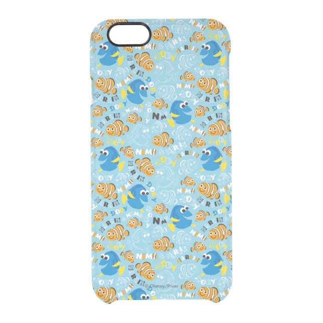 Finding Nemo | Dory and Nemo Pattern Uncommon iPhone Case (Back)