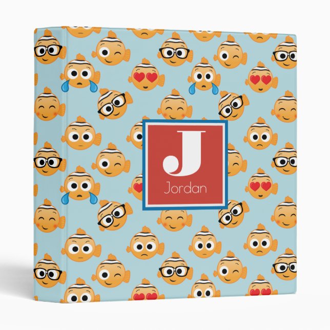 Finding Nemo | Emoji Pattern 3 Ring Binder (Front/Spine)