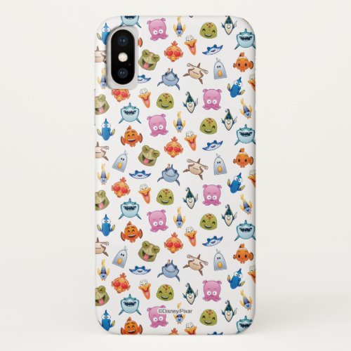 Finding Nemo Emoji Pattern iPhone X Case