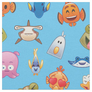 Finding Nemo Emoji Pattern Fabric