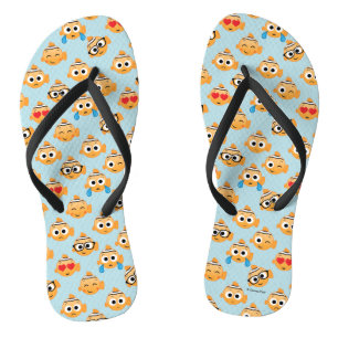 Finding Nemo   Emoji Pattern Flip Flops