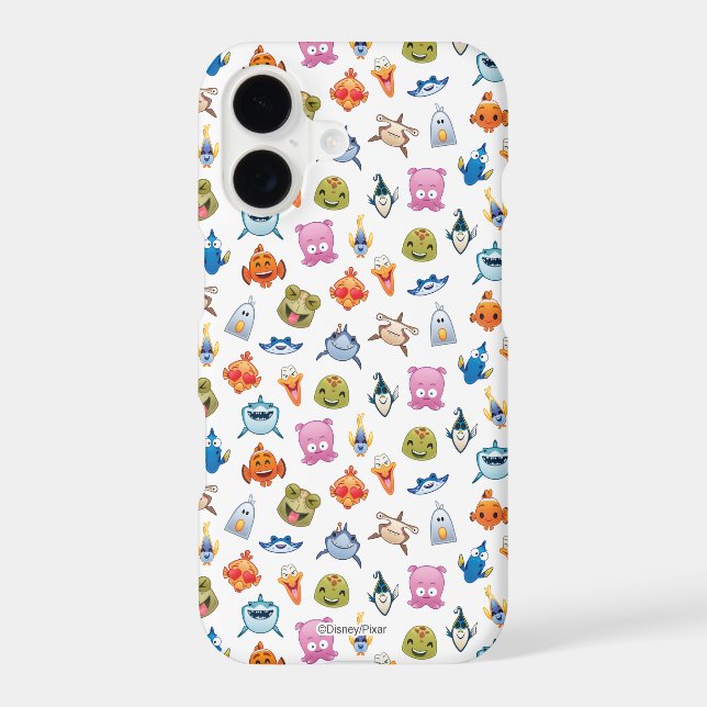 Finding Nemo Emoji Pattern Iphone Case (Back)