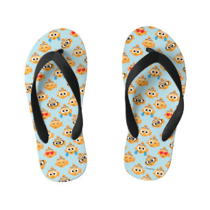 Finding Nemo Emoji Pattern Kid's Flip Flops