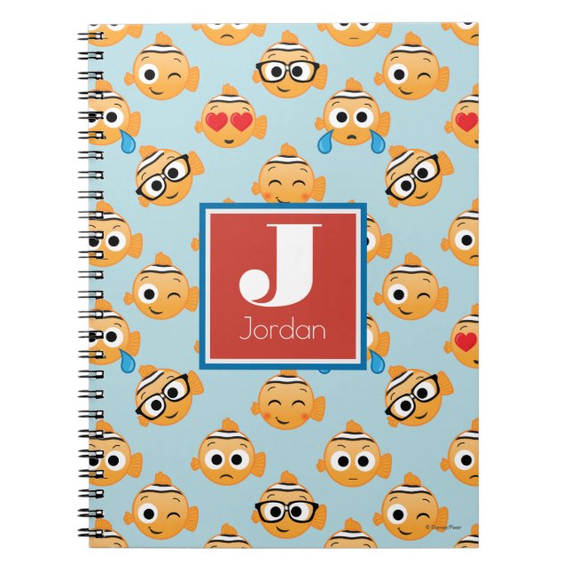 Finding Nemo | Emoji Pattern Notebook (Front)
