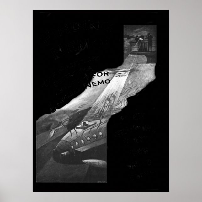 Finding Nemo Jules Vernes New Steampunk Book Poster (Front)