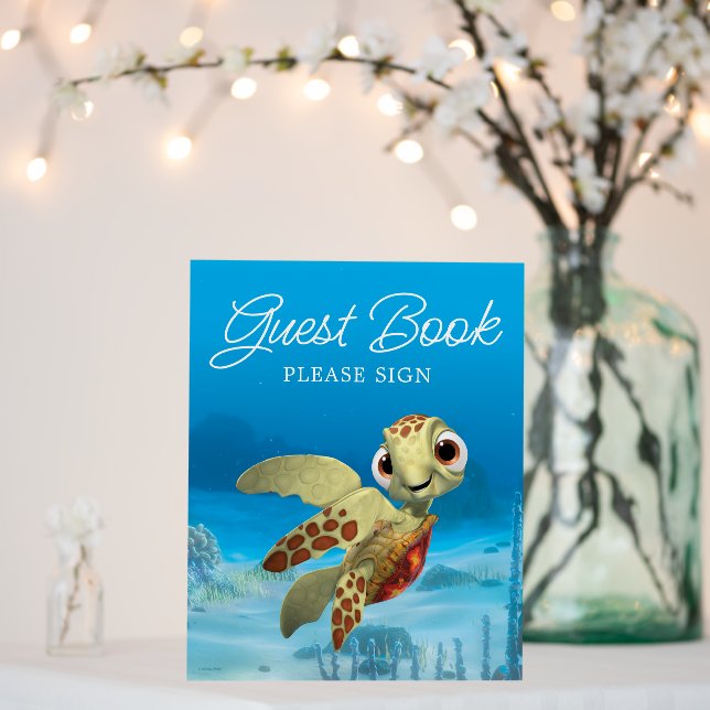 Finding Nemo | Squirt Baby Guest Book Foam Board (In Situ (Wedding))
