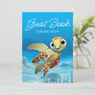 Finding Nemo Squirt Baby Guest Book Invitation